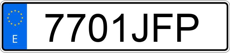 Numer rejestracyjny 7701JFP posiada VOLKSWAGEN CROSSGOLF