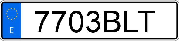 Numer rejestracyjny 7703BLT posiada MERCEDES SLK (170-171) Numer rejestracyjny 7703BLT posiada MERCEDES SLK (170-171)