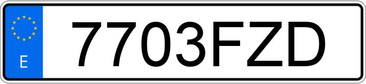 Numer rejestracyjny 7703FZD posiada CHEVROLET-GM AVEO