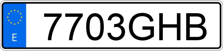 Numer rejestracyjny 7703GHB posiada SEAT ALTEA