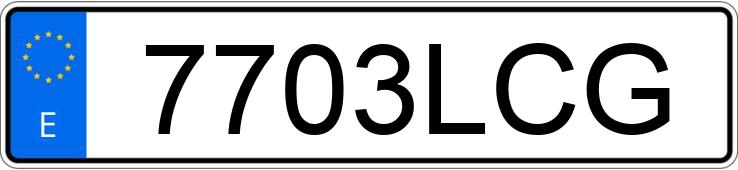 Numer rejestracyjny 7703LCG posiada OPEL ASTRA
