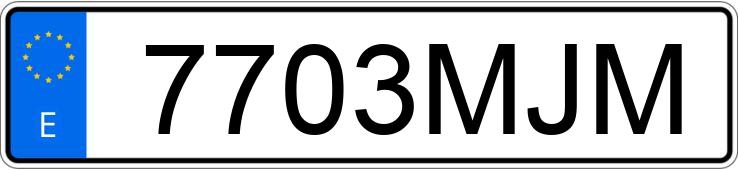 Numer rejestracyjny 7703MJM posiada AUDI A4