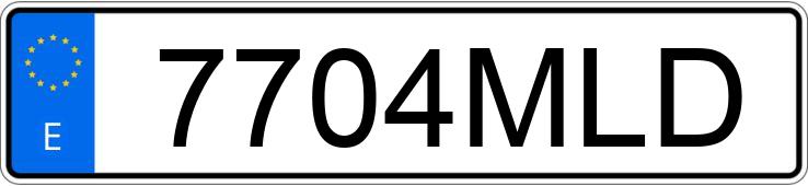 Numer rejestracyjny 7704MLD posiada FIAT 500X