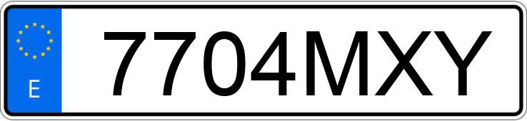 Numer rejestracyjny 7704MXY posiada TOYOTA C-HR Numer rejestracyjny 7704MXY posiada TOYOTA C-HR