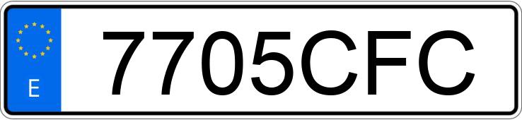 Numer rejestracyjny 7705CFC posiada CITROEN C3