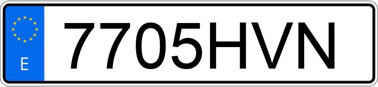 Numer rejestracyjny 7705HVN posiada SEAT LEON