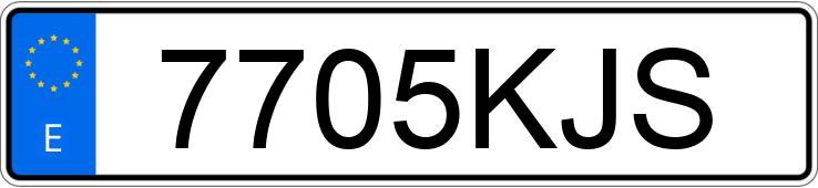 Numer rejestracyjny 7705KJS posiada LEXUS IS 300 H