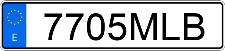 Numer rejestracyjny 7705MLB posiada KIA SORENTO