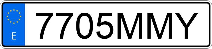 Numer rejestracyjny 7705MMY posiada TOYOTA COROLLA Numer rejestracyjny 7705MMY posiada TOYOTA COROLLA