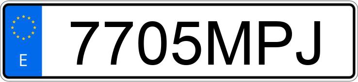 Numer rejestracyjny 7705MPJ posiada MAN TGX Numer rejestracyjny 7705MPJ posiada MAN TGX