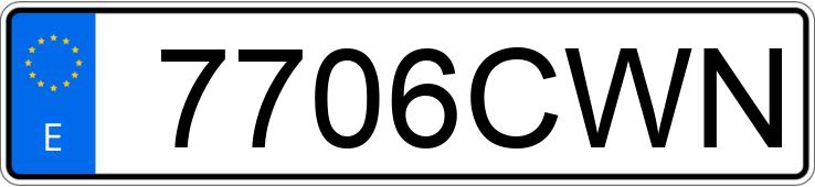 Numer rejestracyjny 7706CWN posiada BMW SERIE 3 Numer rejestracyjny 7706CWN posiada BMW SERIE 3