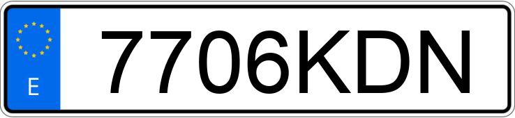 Numer rejestracyjny 7706KDN posiada JAGUAR XF
