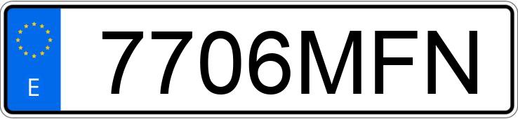 Numer rejestracyjny 7706MFN posiada VOLKSWAGEN TOUAREG