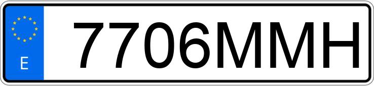 Numer rejestracyjny 7706MMH posiada VOLKSWAGEN POLO