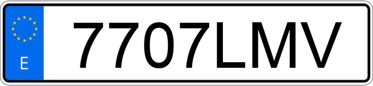 Numer rejestracyjny 7707LMV posiada CARBODIES FX4 Numer rejestracyjny 7707LMV posiada CARBODIES FX4