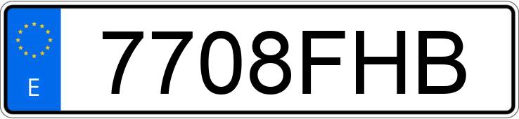 Numer rejestracyjny 7708FHB posiada FORD FOCUS