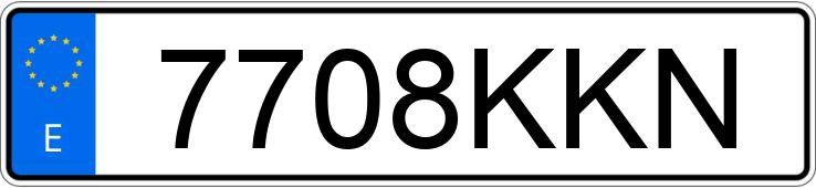 Numer rejestracyjny 7708KKN posiada NISSAN X-TRAIL