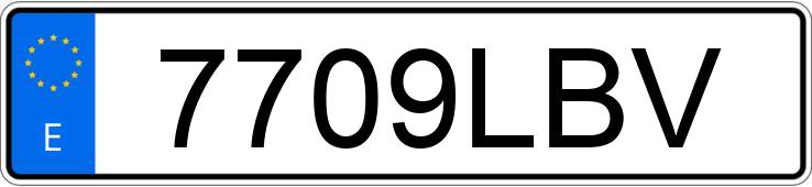 Numer rejestracyjny 7709LBV posiada TOYOTA AYGO