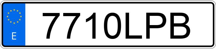 Numer rejestracyjny 7710LPB posiada FIAT 500 Numer rejestracyjny 7710LPB posiada FIAT 500