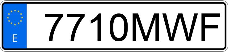 Numer rejestracyjny 7710MWF posiada TOYOTA C-HR Numer rejestracyjny 7710MWF posiada TOYOTA C-HR