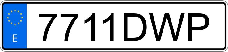 Numer rejestracyjny 7711DWP posiada KIA SORENTO