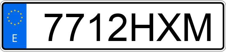 Numer rejestracyjny 7712HXM posiada BMW SERIE 5 Numer rejestracyjny 7712HXM posiada BMW SERIE 5