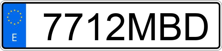 Numer rejestracyjny 7712MBD posiada AUDI Q8