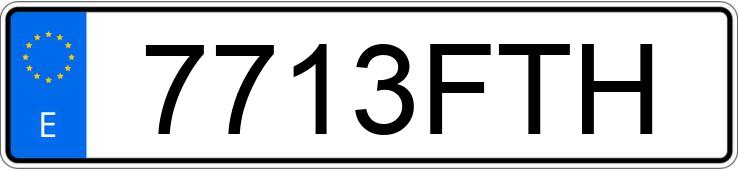 Numer rejestracyjny 7713FTH posiada FORD FOCUS Numer rejestracyjny 7713FTH posiada FORD FOCUS