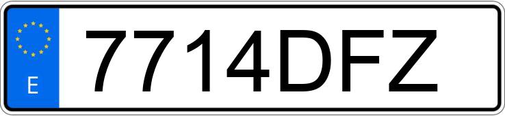 Numer rejestracyjny 7714DFZ posiada FORD KA Numer rejestracyjny 7714DFZ posiada FORD KA