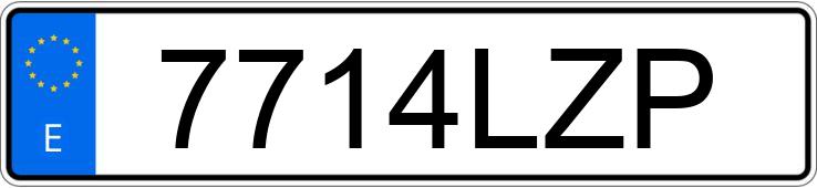 Numer rejestracyjny 7714LZP posiada RENAULT GRAND KANGOO Numer rejestracyjny 7714LZP posiada RENAULT GRAND KANGOO