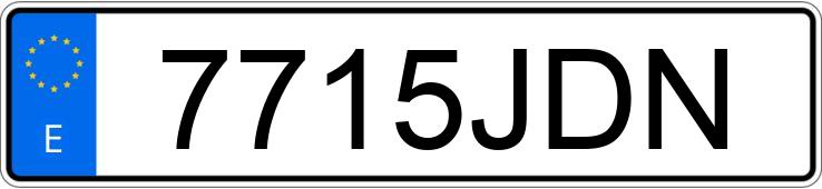 Numer rejestracyjny 7715JDN posiada BMW SERIE 4