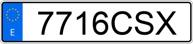 Numer rejestracyjny 7716CSX posiada RENAULT CLIO Numer rejestracyjny 7716CSX posiada RENAULT CLIO