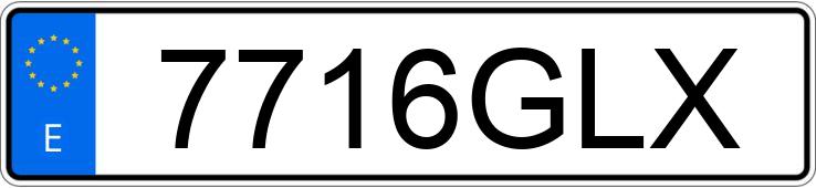 O número de registro 7716GLX tem CITROEN NEMO