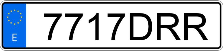 Numer rejestracyjny 7717DRR posiada CITROEN XSARA Numer rejestracyjny 7717DRR posiada CITROEN XSARA