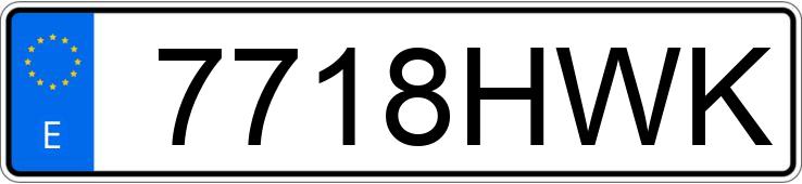 Numer rejestracyjny 7718HWK posiada YAMAHA YP 250 MAJESTY