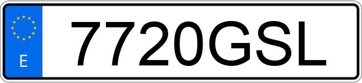 Numer rejestracyjny 7720GSL posiada KIA CARNIVAL