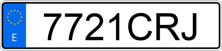 Numer rejestracyjny 7721CRJ posiada OPEL ASTRA