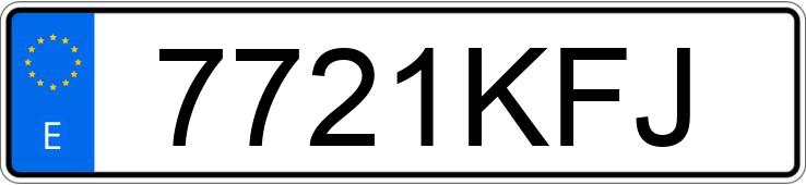 Numer rejestracyjny 7721KFJ posiada DACIA DOKKER