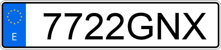 Numer rejestracyjny 7722GNX posiada TOYOTA AURIS Numer rejestracyjny 7722GNX posiada TOYOTA AURIS