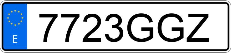 Numer rejestracyjny 7723GGZ posiada SEAT IBIZA Numer rejestracyjny 7723GGZ posiada SEAT IBIZA