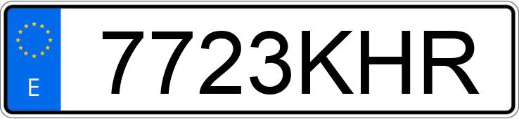 Numer rejestracyjny 7723KHR posiada BMW SERIE 4