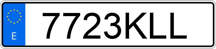 Numer rejestracyjny 7723KLL posiada KIA CARENS
