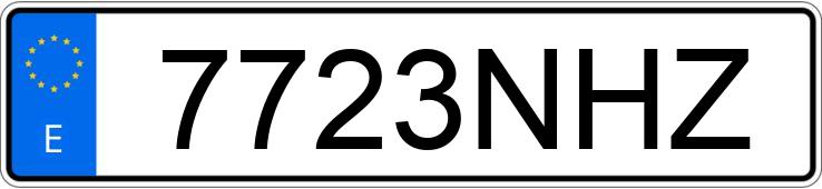 Numer rejestracyjny 7723NHZ posiada RENAULT TRAFIC Numer rejestracyjny 7723NHZ posiada RENAULT TRAFIC