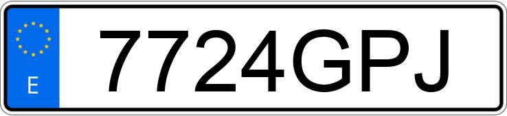Numer rejestracyjny 7724GPJ posiada PEUGEOT 308