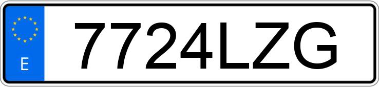 Numer rejestracyjny 7724LZG posiada TOYOTA YARIS CROSS