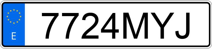 Numer rejestracyjny 7724MYJ posiada BMW X6