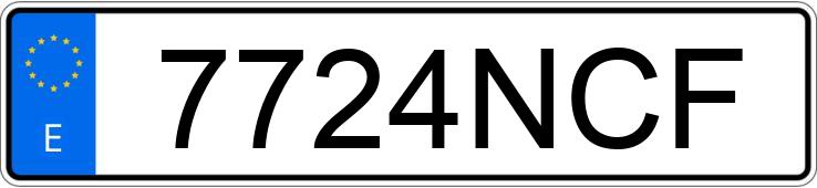 Numer rejestracyjny 7724NCF posiada MERCEDES CLA (117) Numer rejestracyjny 7724NCF posiada MERCEDES CLA (117)