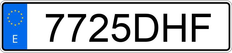 Numer rejestracyjny 7725DHF posiada SEAT LEON