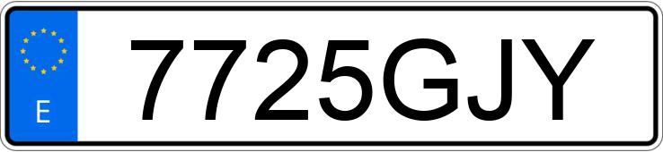 Numer rejestracyjny 7725GJY posiada VOLKSWAGEN SCIROCCO Numer rejestracyjny 7725GJY posiada VOLKSWAGEN SCIROCCO