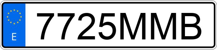 Numer rejestracyjny 7725MMB posiada MERCEDES C (205)